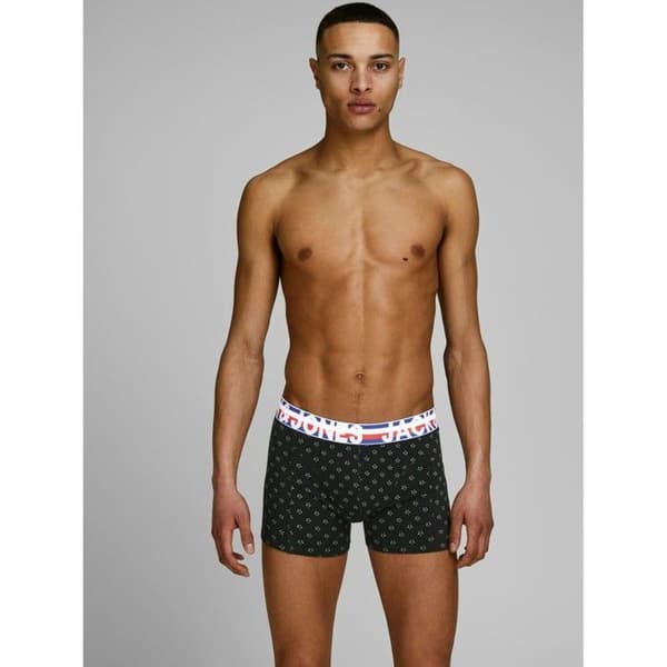 Boxer - Jack & Jones - Jachenrik - Set om 3 - Svart - Andningsbar - Bekväm