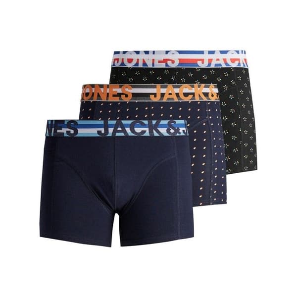 Boxer - Jack & Jones - Jachenrik - Set om 3 - Svart - Andningsbar - Bekväm