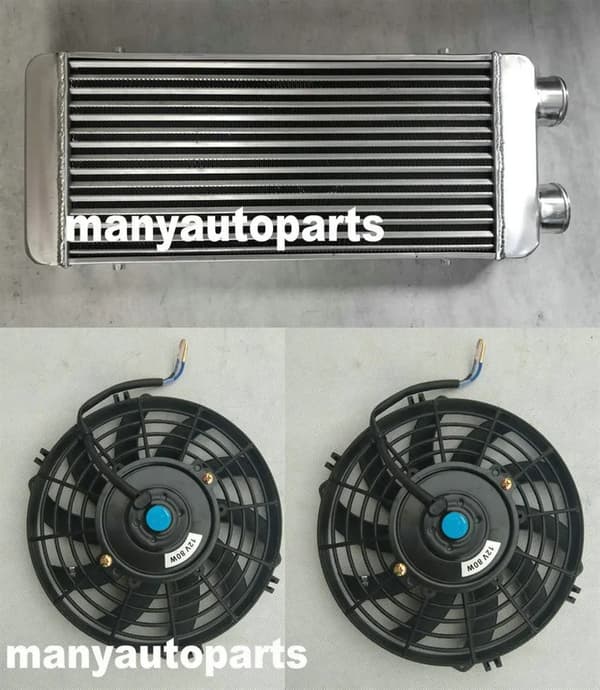 Turbo Intercooler, 600x300x70 mm dimensioner, 76 mm indløbs-/udløbsmål,kun intercooler