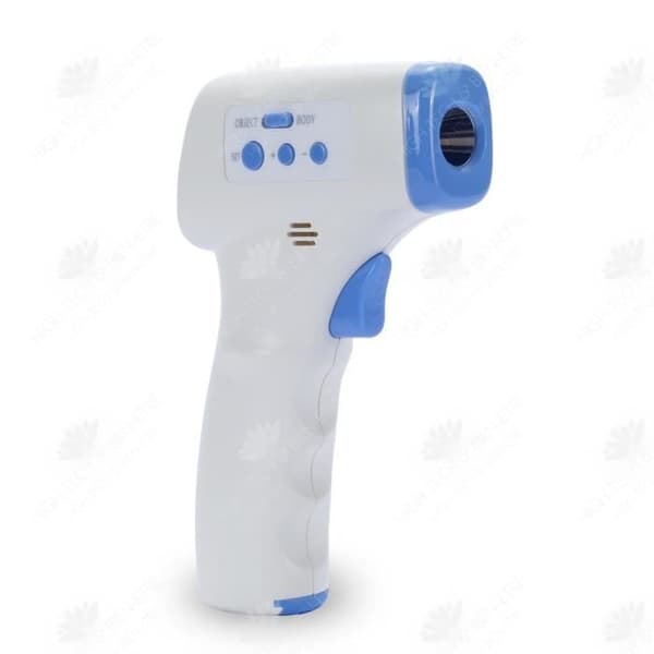 HTBE® Beröringsfri infraröd termometer trefärgad bakgrundsbelysning ultrasnabb och exakt avläsning professionell panntermometer