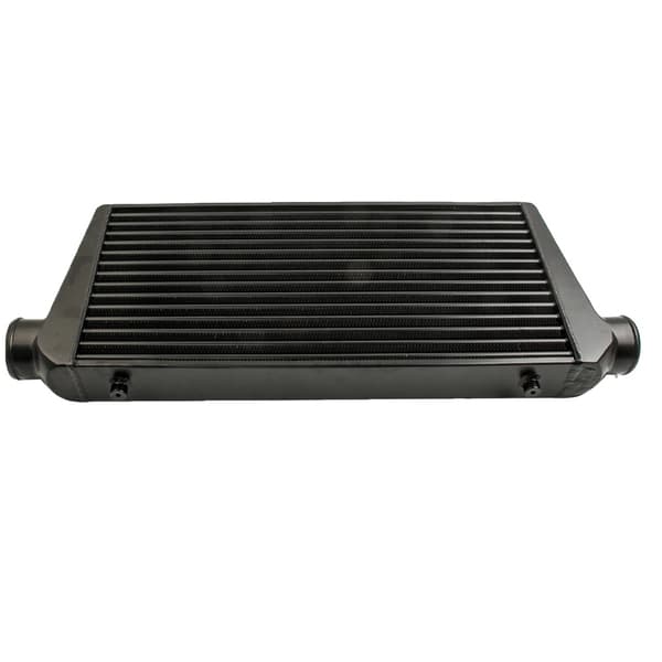 Turbo Intercooler, 600x300x76 mm, Rör- och Flänsdesign,svart-a