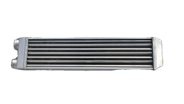 Aluminium Intercooler, 550 x 140 x 70 mm Kerne Størrelse, 2" Indløb, Letvægtsdesign