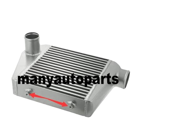 3" Tommer Aluminium Intercooler, Kompatibel med Toyota Hilux 1KZ-TE, Forbedret Luftstrøm, Holdbar Konstruktion