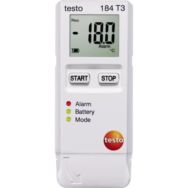 testo 0572 1843 184 T3 Temperaturdatalogger Temperaturmätvärde -35 till +70 °C
