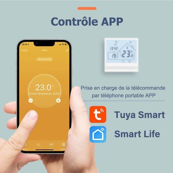 Temperatursensor Beok controls - TOL47WIFI-EP