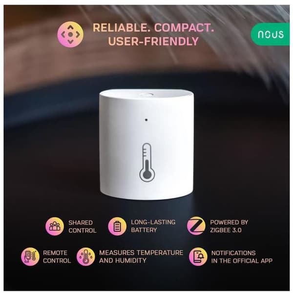 Nous E5 Zigbee Smart Temperature and Humidity Sensor (Smart temperaturoch fuktighets sensor)