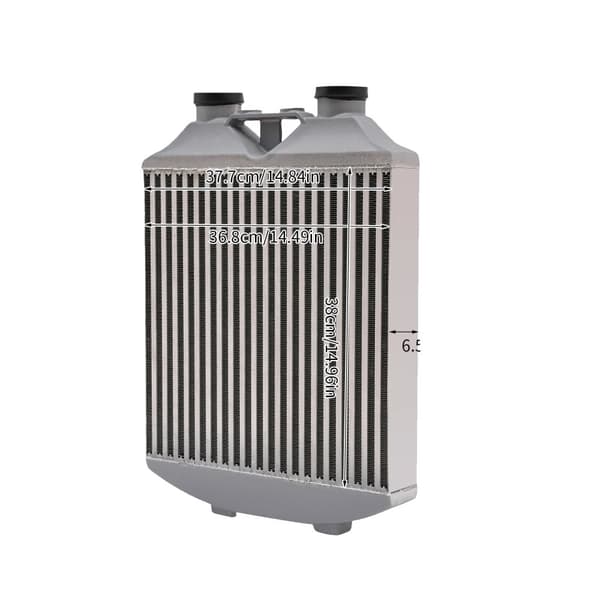 Aluminium Intercooler, 60psi Arbejdstryk, Kompakte Dimensioner,Sølv