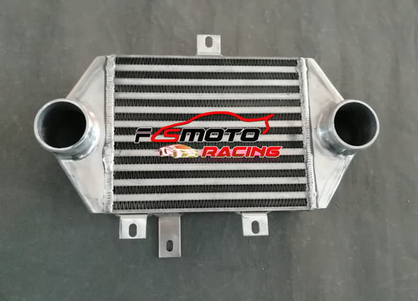 Turbo Aluminium Radiator Vand Intercooler, Kompakt Størrelse 240mm x 195mm x 100mm, 2.5" Indgang/Udgange, Letvægts Aluminium