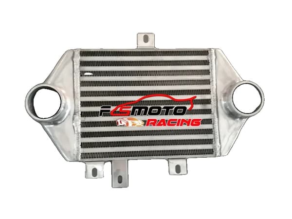 Turbo Aluminium Radiator Vand Intercooler, Kompakt Størrelse 240mm x 195mm x 100mm, 2.5" Indgang/Udgange, Letvægts Aluminium