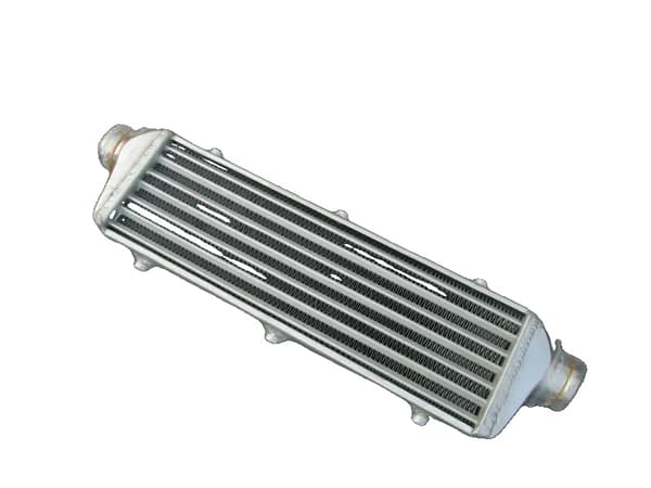 Aluminium Intercooler, Kerne Størrelse 450x180x50 mm, 55 mm Indløb Udløb, Frontmonteret Design