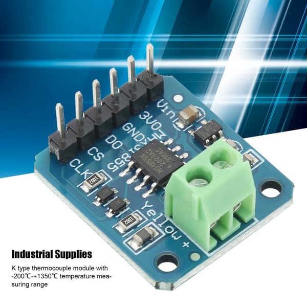 K-typ termoelement temperatursensormodul 200℃ till +1350℃ SPI-port digital utgång MAX31855