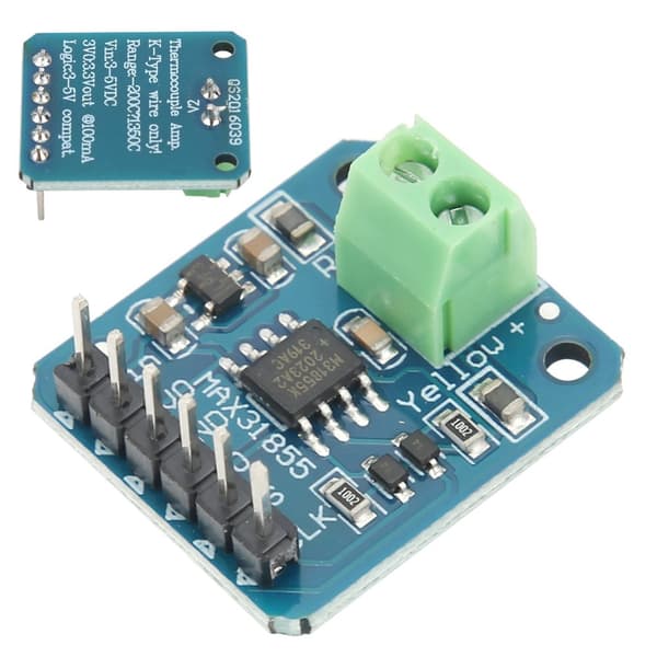 K-typ termoelement temperatursensormodul 200℃ till +1350℃ SPI-port digital utgång MAX31855