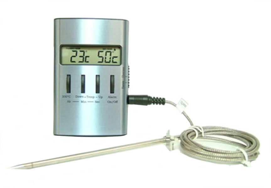 Stektermometer, 300 grader, alluminium