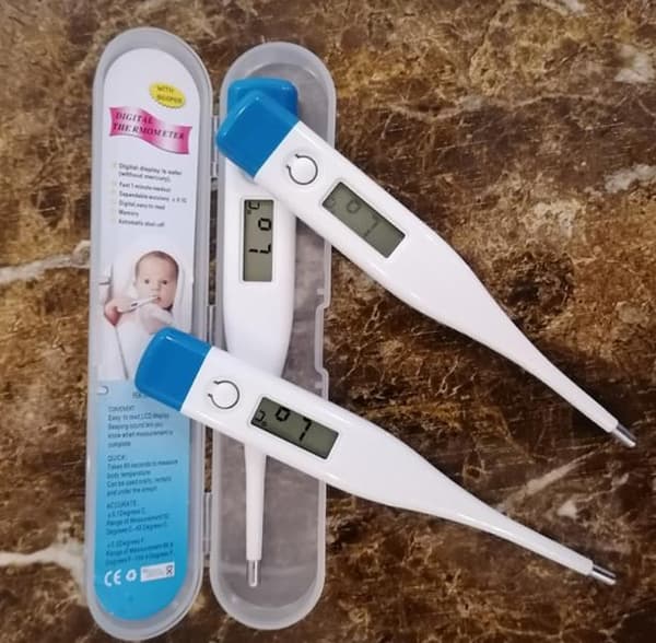 Digital febertermometer med LCD-skärm-Febertermometer