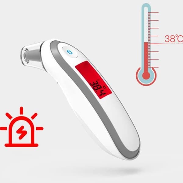 TD® elektronisk infraröd termometer för öron för vuxna Infraröd termometer Säker och exakt temperaturmätning i tre färger