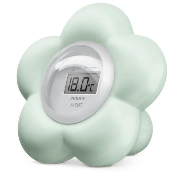PHILIPS AVENT SCH480/00 vattentät digital termometer - grön