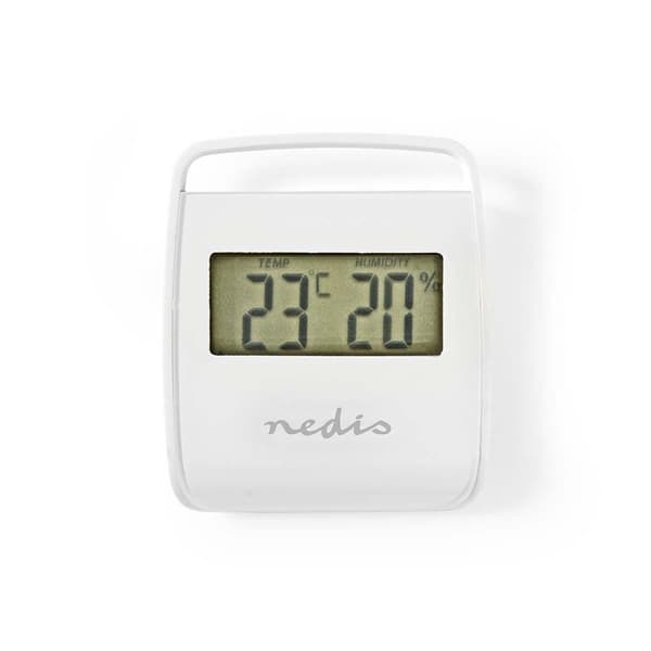 Nedis Digital termometer | Innendørs | Innendørs tempratur | Innendørs fuktighet | Hvit