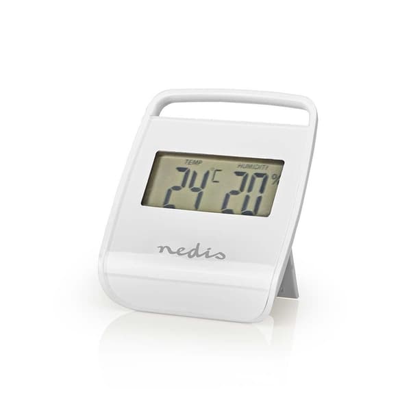 Nedis Digital termometer | Innendørs | Innendørs tempratur | Innendørs fuktighet | Hvit