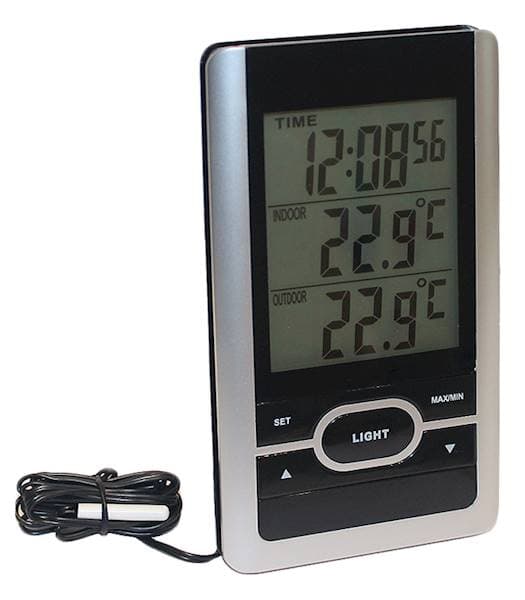Termometerfabriken Upplyst termometer, Stor display