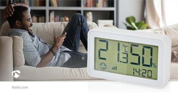 Nedis SmartLife-ilmastoanturi | Zigbee 3.0 | Paristokäyttöinen | Android™ / IOS | Valkoinen