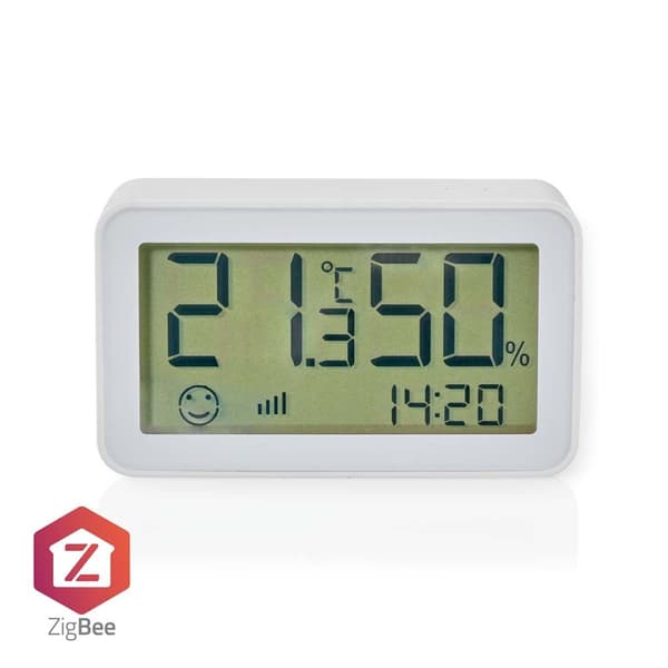 Nedis SmartLife-ilmastoanturi | Zigbee 3.0 | Paristokäyttöinen | Android™ / IOS | Valkoinen