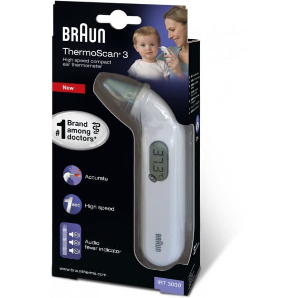 Braun IRT3030WE -korvakuumemittari