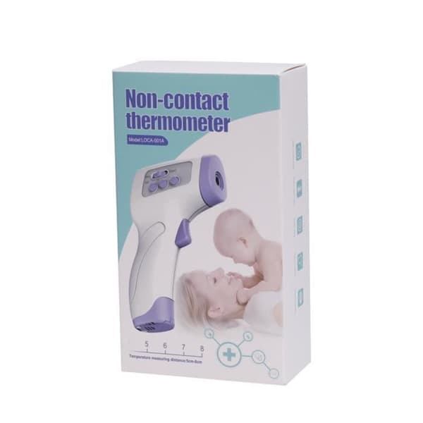 JOULLI Non-Contact Digital Pann Infraröd Kroppstermometer (Vit)