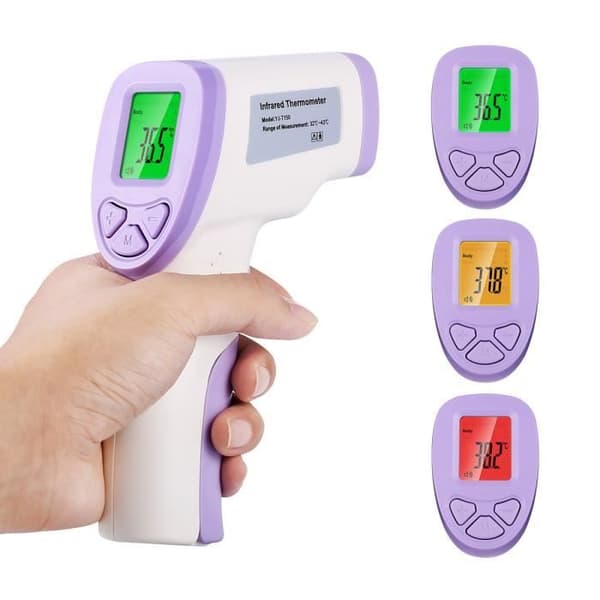 Infraröd termometer, icke-kontakt, professionell medicinsk digital termometer för baby, barn, vuxen