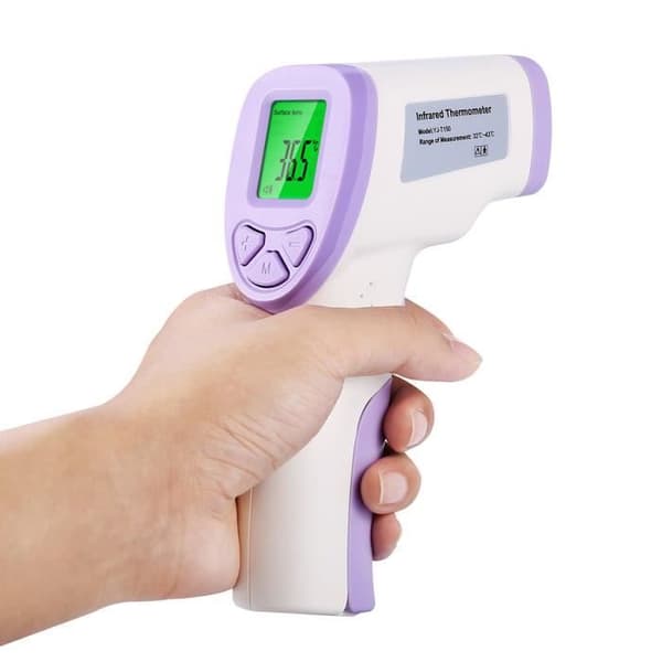 Infraröd termometer, icke-kontakt, professionell medicinsk digital termometer för baby, barn, vuxen