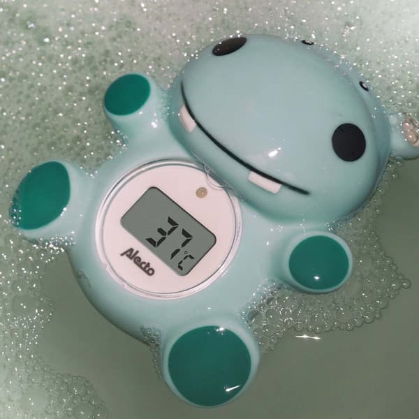 Alecto Badetermometer og rumtermometer flodhest