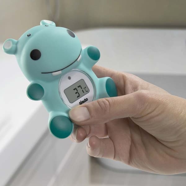 Alecto Badetermometer og rumtermometer flodhest