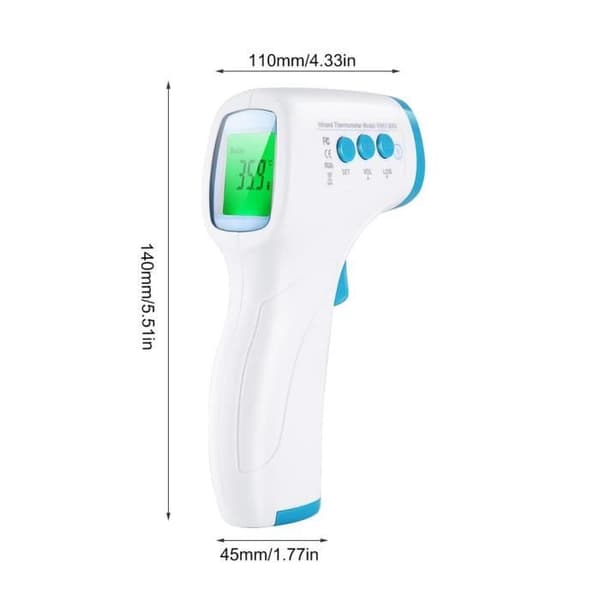 LCD-skärm Infraröd termometer Beröringsfri infraröd panntermometer