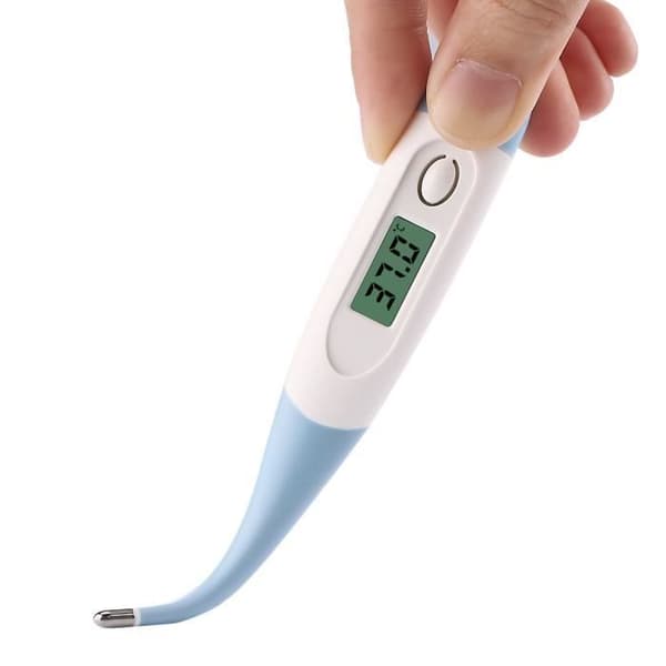 Digital termometer LCD-skärm Medicinsk Elektronisk Baby Vuxen Oral Ear Underarm Kontrollera Feber
