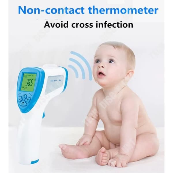 TD® Beröringsfri infraröd elektronisk termometer/ Bärbar panntemperaturpistol Barn/ Vuxen Hög noggrannhet