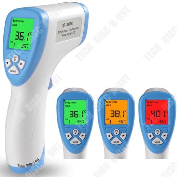 Infraröd panntermometer Mänsklig kroppstermometer Kontaktlös termometer Hem Temperaturpistol