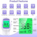 Miniatyrbild 3 av 6: Zentavo beröringsfri elektronisk panntermometer digital infraröd LED-skärm högprecisionstemperatur baby vuxen±0,1°