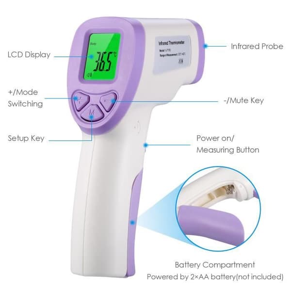 Termometer, professionell medicinsk digital termometer för baby, barn, vuxen
