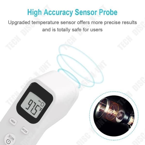 TD® CE-certifiering Panntermometer Beröringsfri infraröd termometer Elektronisk termometer Termometer Kroppstermometer