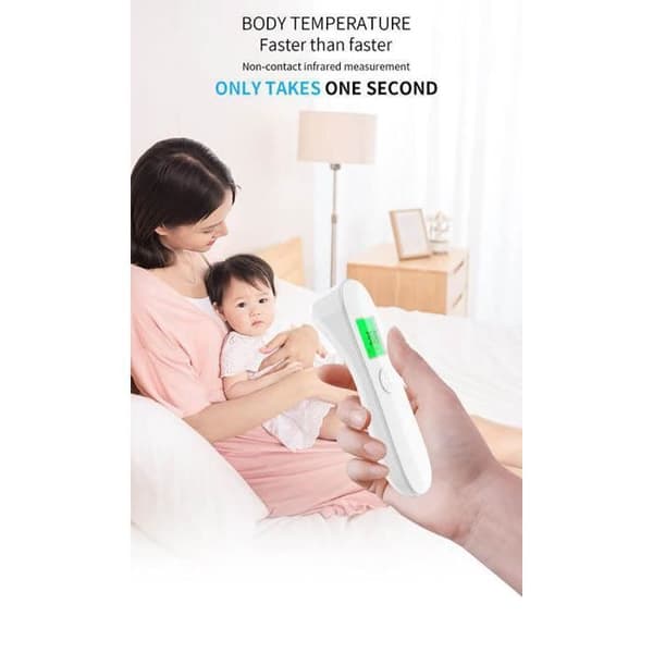 Beröringsfri panntermometer, exakta avläsningar, digital infraröd elektronisk termometer för baby, barn, vuxen