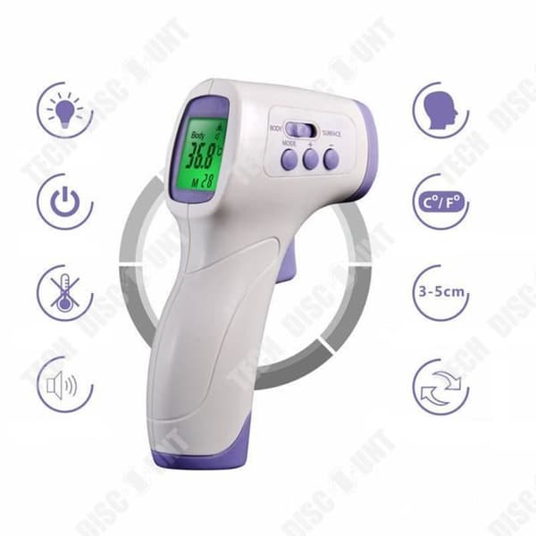 TD® CE-certifiering Beröringsfri infraröd infraröd termometer för människokroppen elektronisk termometer pannpistol
