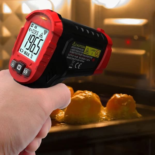 PYROMETER TERMOMETER INFRARÖTT UTEN KONTAKT REG. UTSLÄPP -40 +400°C