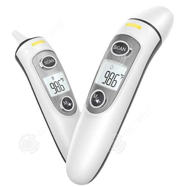 INN Panntermometer 35 minnesgrupper Bakgrundsbelyst LCD-skärm 3 färger IR Multiläges temperaturmätning Termometer