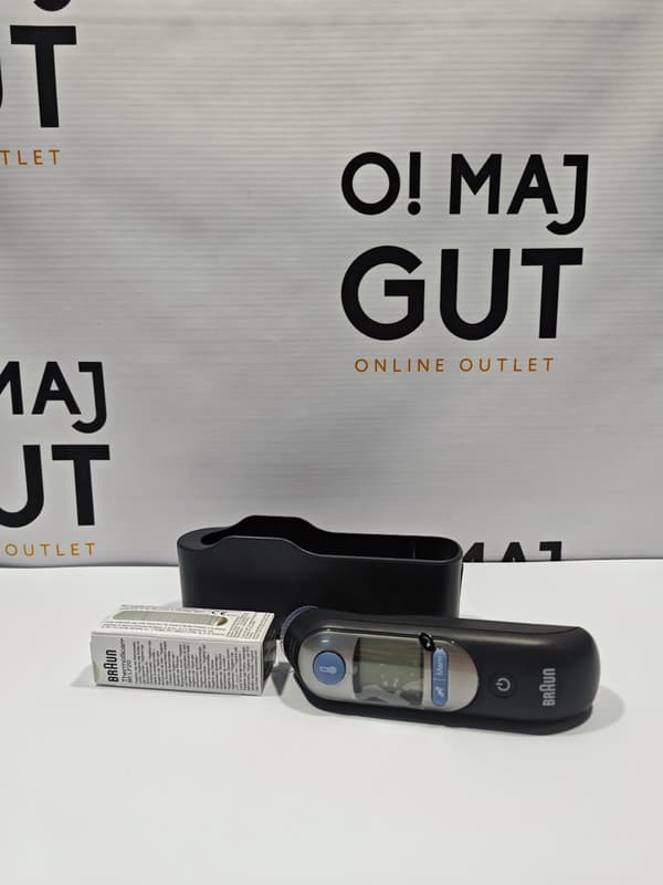 Braun IRT6520 Thermoscan 7 örontermometer svart + 21 kapsyler