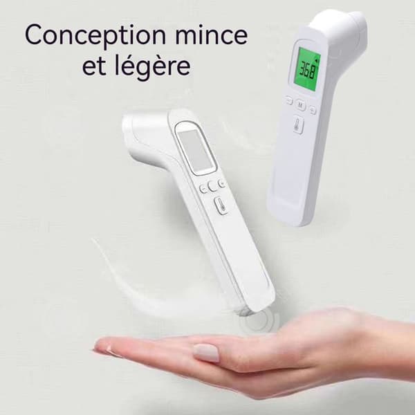 INN Pannterometer Frontal 70g infraröd utan kontakt Bakgrundsbelysning 3 färger Lagring av minne multi-set portabel termometer