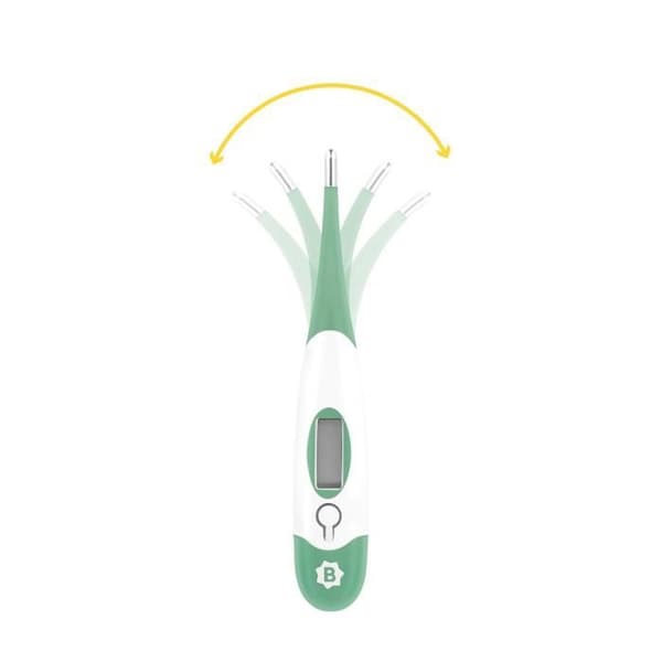 Badabulle Digital medicinsk termometer, 10 sek krono, Flexibel spets, Memorerar temperatur