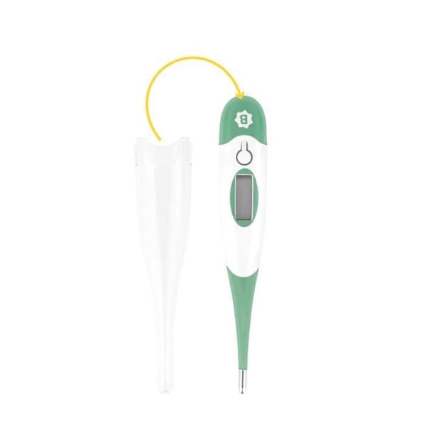 Badabulle Digital medicinsk termometer, 10 sek krono, Flexibel spets, Memorerar temperatur