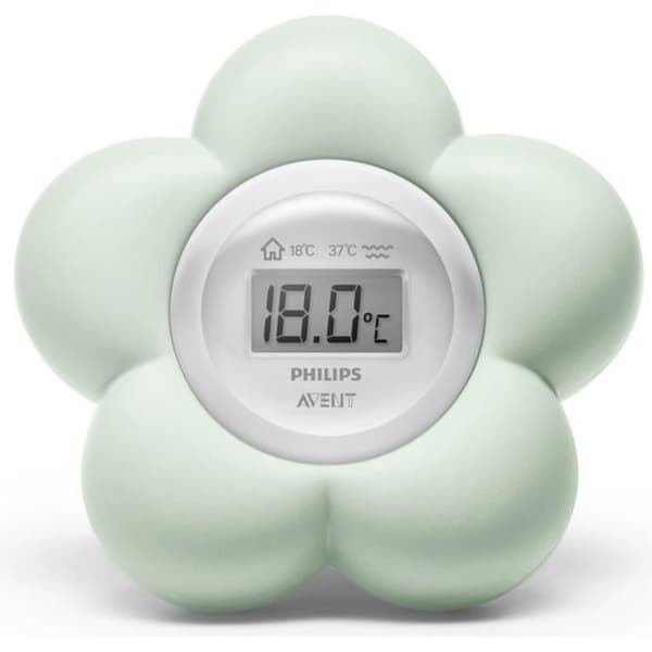 PHILIPS AVENT SCH480/00 vattentät digital termometer - grön