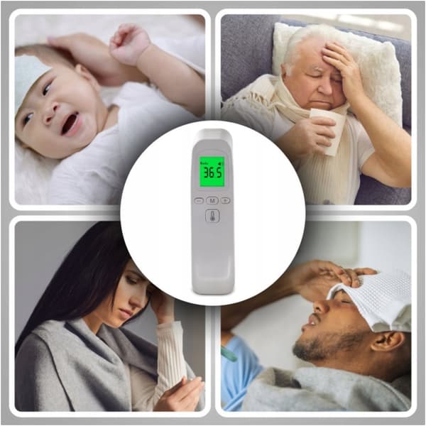 KOSKETUSVAPAA LCD-INFRAPUNA-LÄMPÖMITTARI - TARKKA, HYGIENINEN, NOPEA