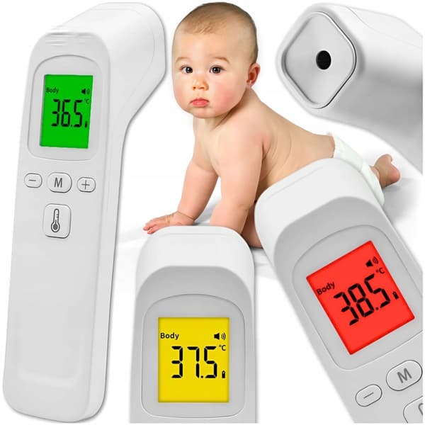 KOSKETUSVAPAA LCD-INFRAPUNA-LÄMPÖMITTARI - TARKKA, HYGIENINEN, NOPEA