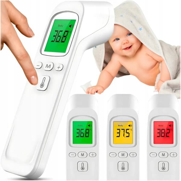 KOSKETUSVAPAA LCD-INFRAPUNA-LÄMPÖMITTARI - TARKKA, HYGIENINEN, NOPEA